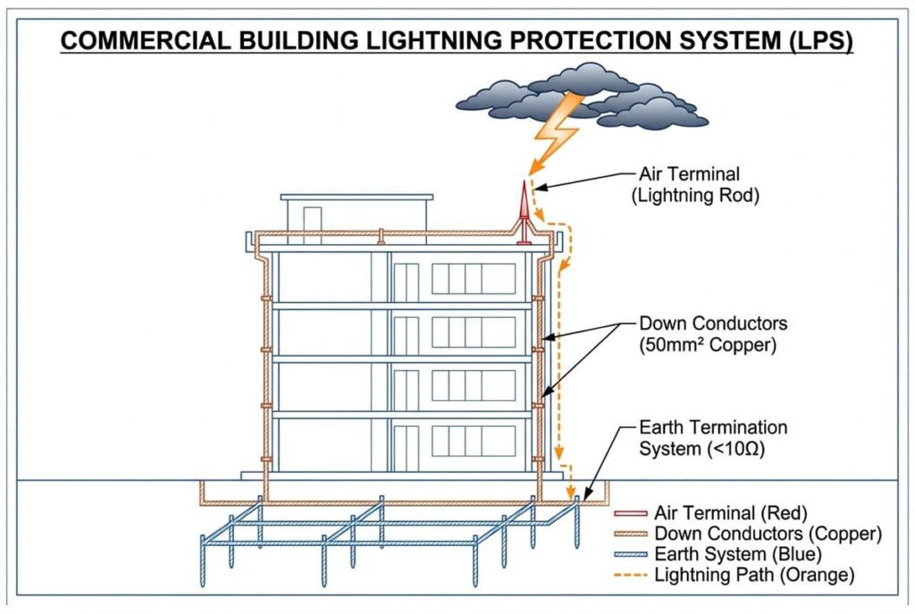 lightning protection documentation fire safety systems